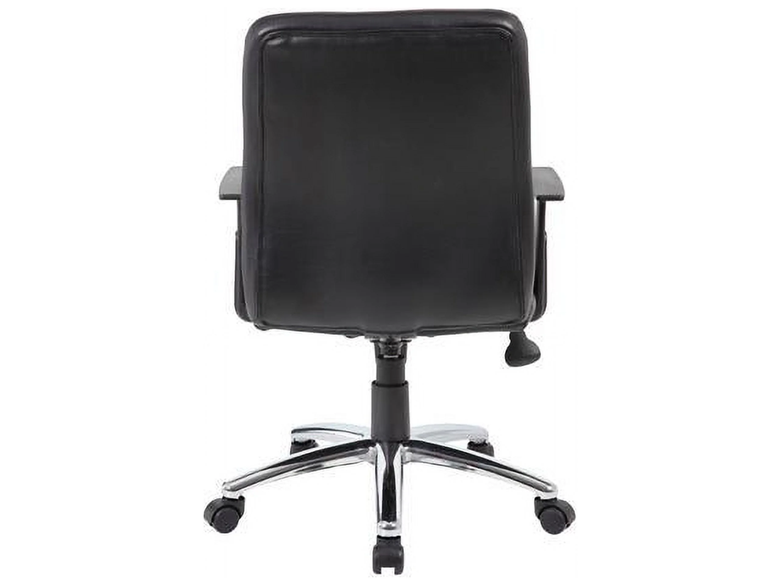 Boss Office Retro Task Chair with Black T-Arms in Black