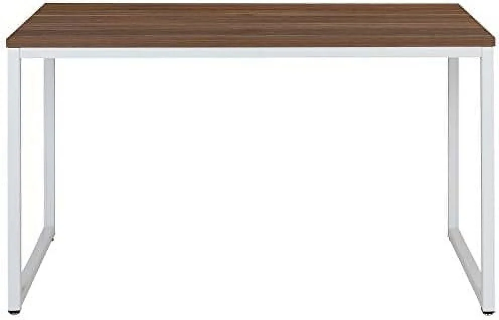 Industrial  Desk-47 L Commercial Grade  Office Desk-Mahogany/Black