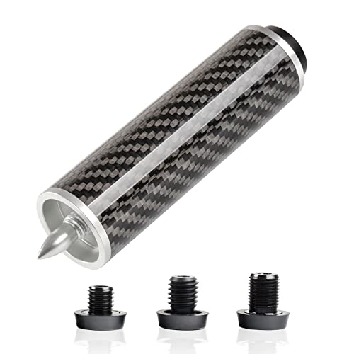 KONLLEN Pool Cue Extension 2'' 3'' 4'' 6'' 8'' 12'' Carbon Fiber Billiard Cue Extension Billiard Accessories for Pool Sticks