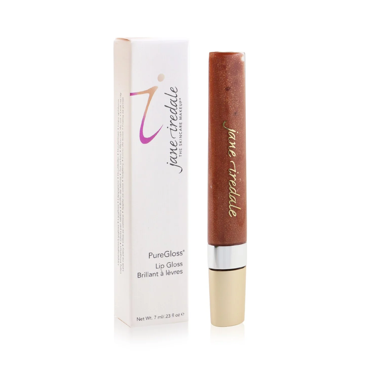 Jane Iredale PureGloss Lip Gloss (New Packaging) - Soft Peach  7ml/0.23oz