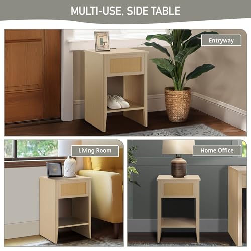 INK+IVY Lennox Lift-Top Rattan Coffee Table