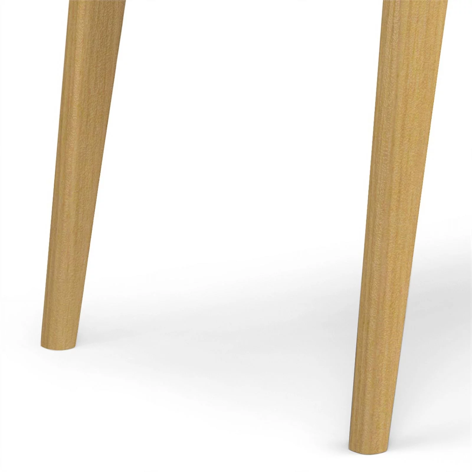 Pemberly Row Rectangle Modern Solid Wood Dining Table in Oak