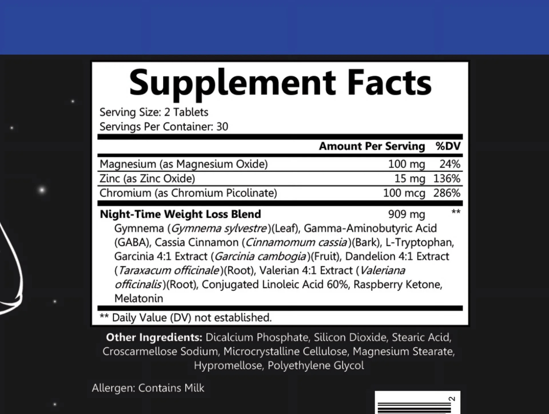 Monster Test Mens Fat Burner PM Night Time Weight Loss Diet Pill 60 Tablet