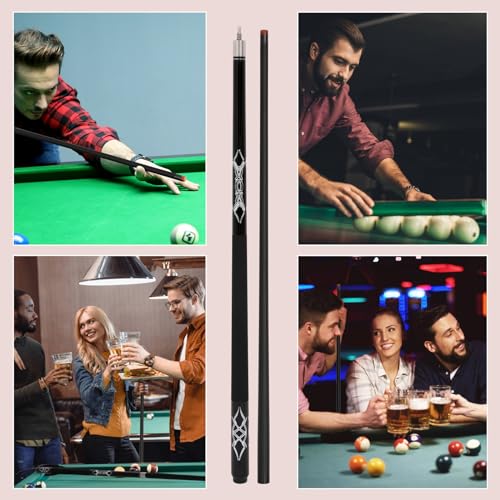 Fiberglass Graphite Composite Billiard Pool Cue Sticks 18oz 19oz 20oz 21oz 58inch