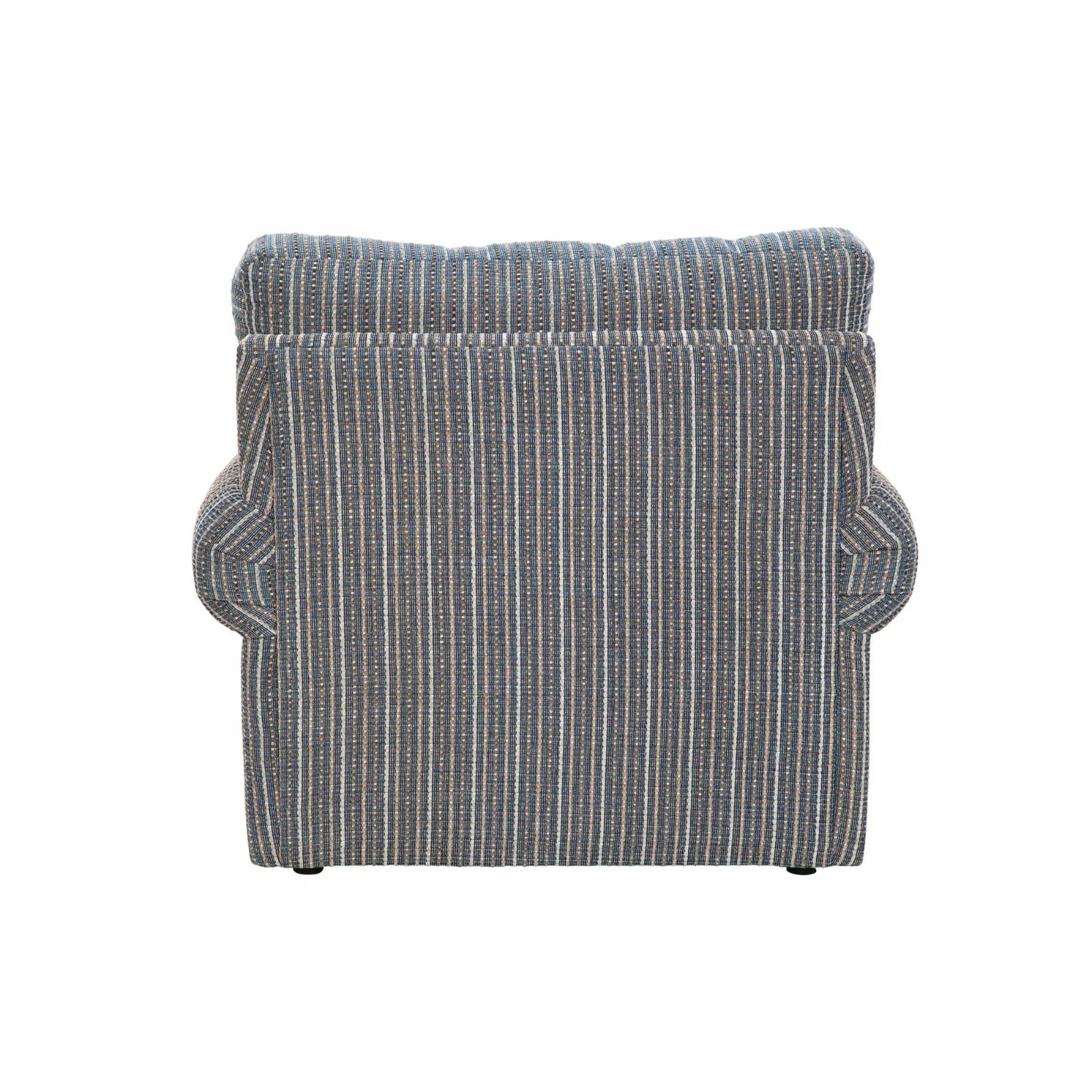 American Furniture Classics 8-03M-S260 Nostalgia Chair in Blue Striped Fabric