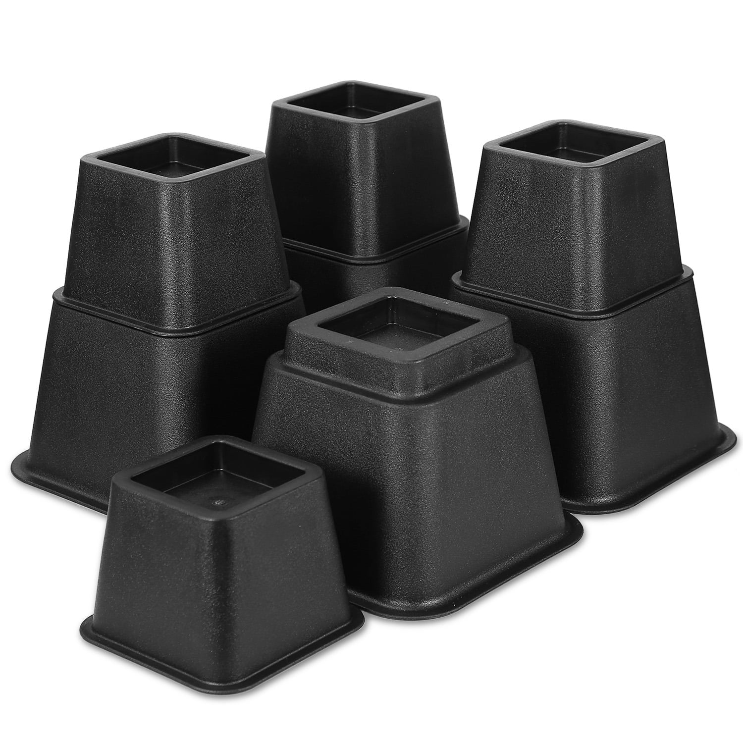 Stackable Bed Lifters, iMounTEK Heavy Duty Furniture Risers for Sofa Table Couch Bed-Elevation in Heights 3, 5 or 8 Inch