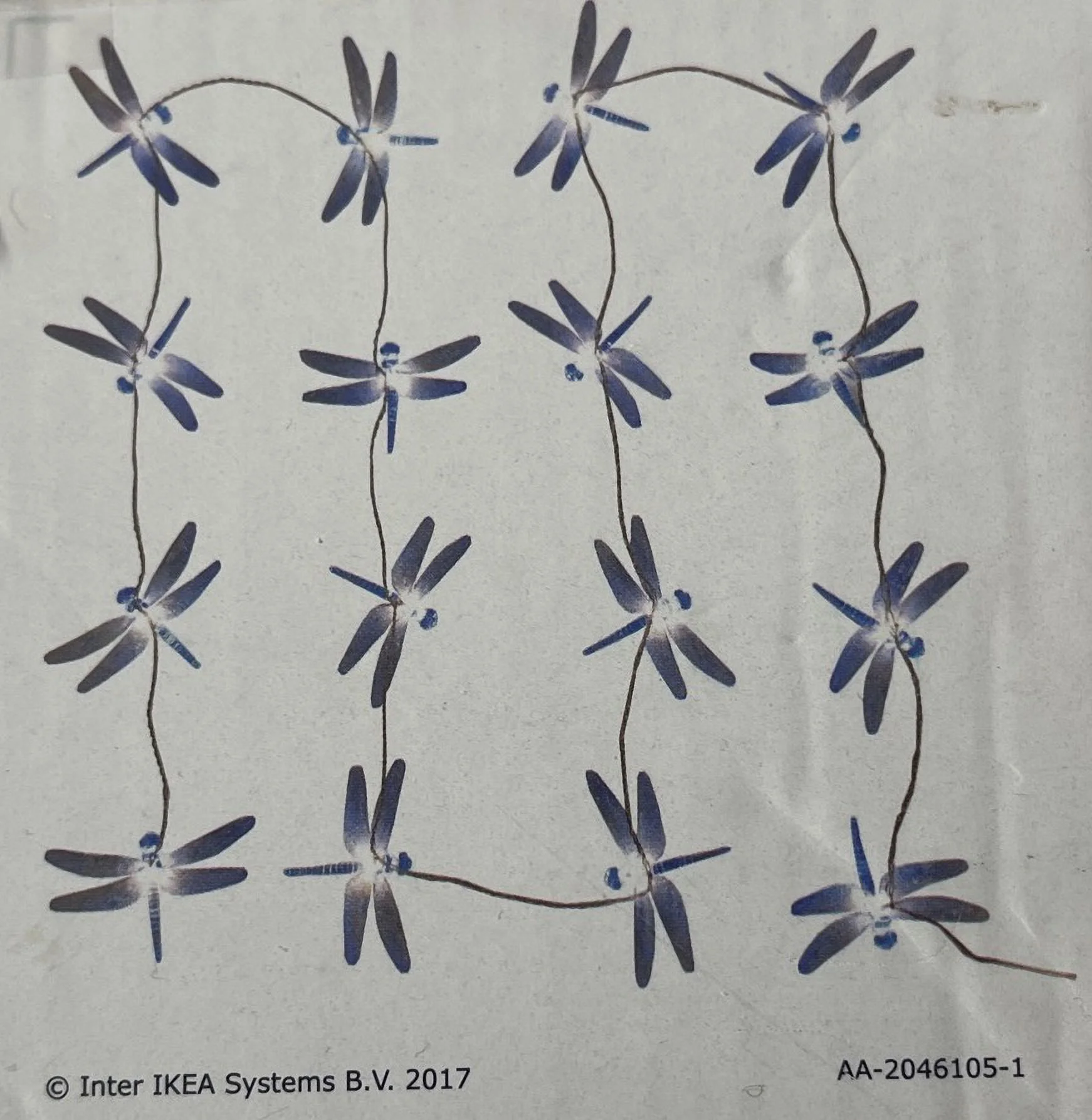 SKINA LED string light w/16lights,outdoor, dragonfly