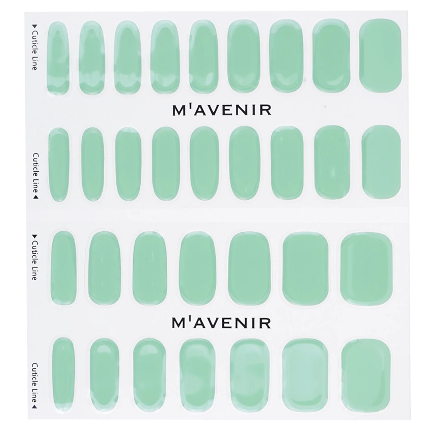 Mavenir Nail Sticker (Blue) - # Bright Road Night Nail  32pcs