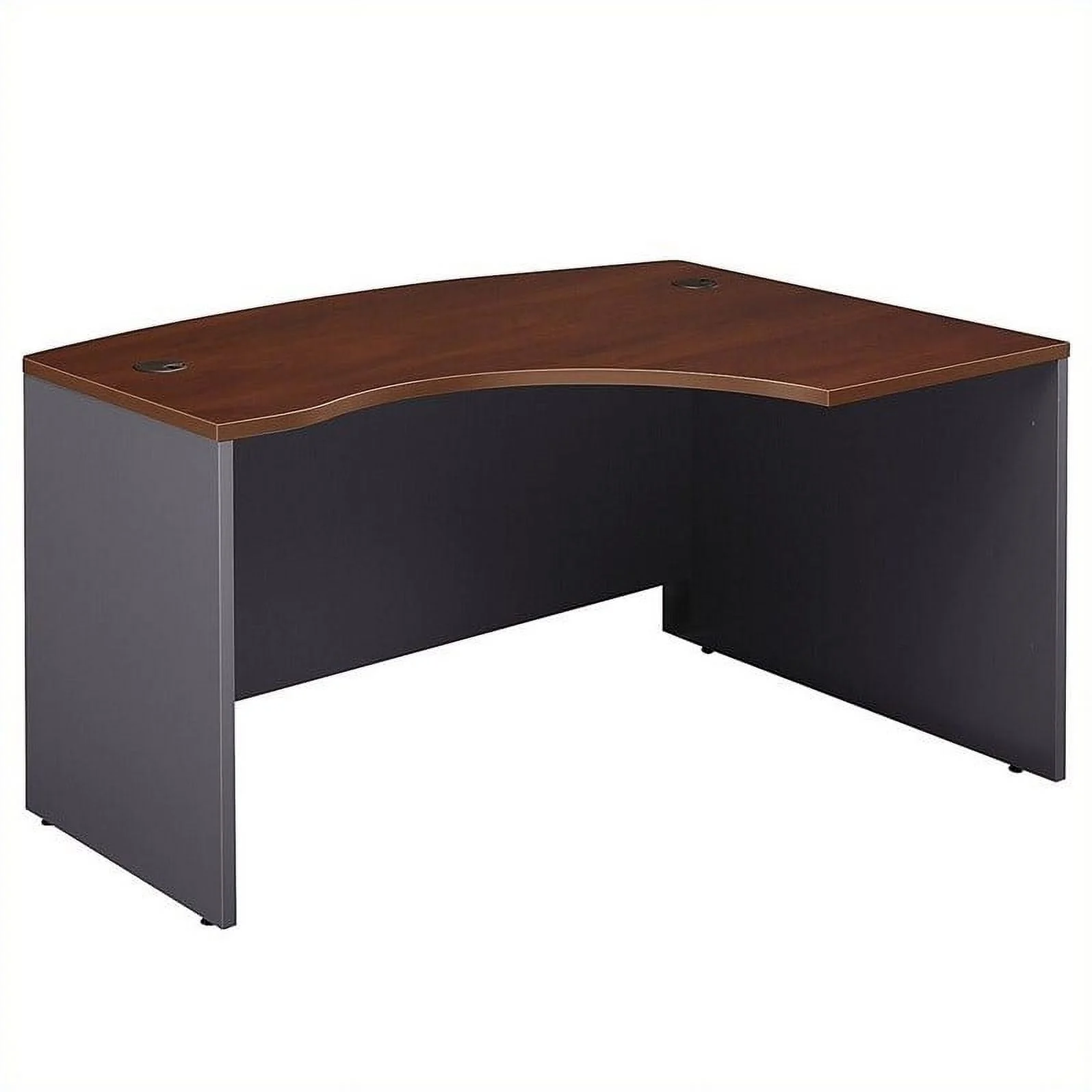 Scranton & Co 60 x 43 RH L Bow Desk in Hansen Cherry