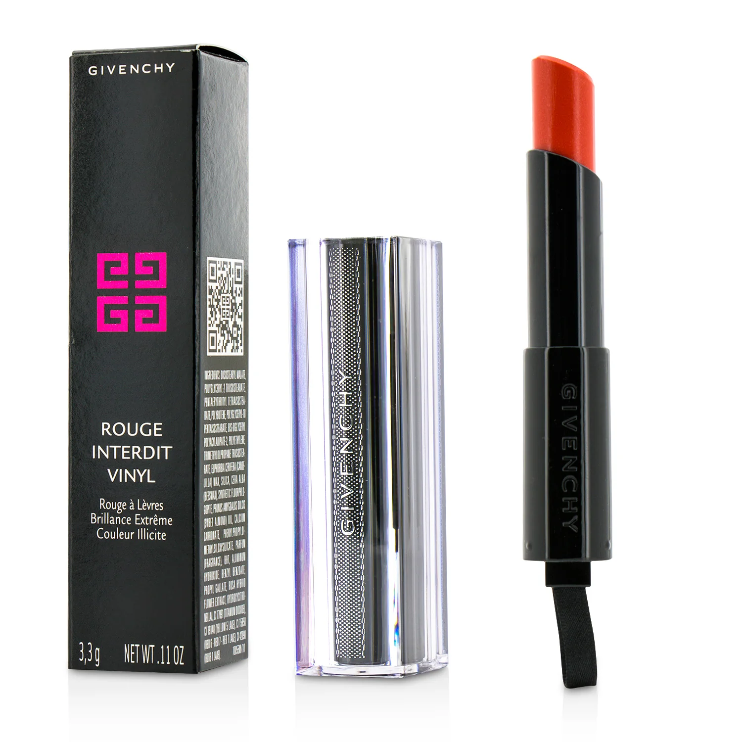 Givenchy Rouge Interdit Vinyl Extreme Shine Lipstick - # 10 Rouge Provocant  3.3g/0.11oz