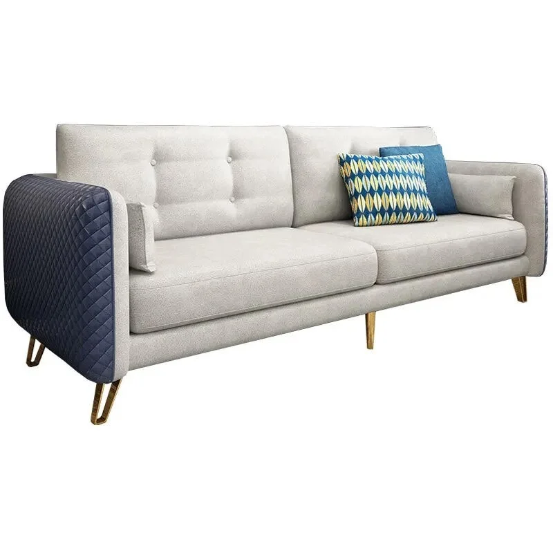 Technology Fabric Sofa Simple Small Apartment Living Room Apartment Furniture Fabric Sofa