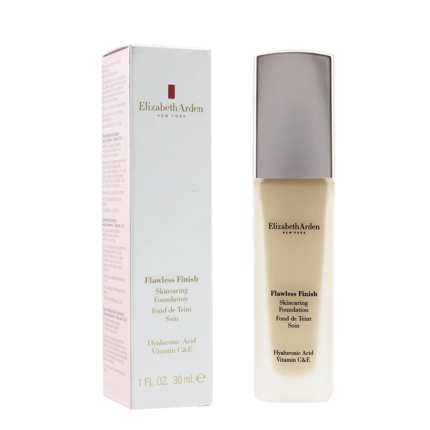Elizabeth Arden Flawless Finish Skincaring Foundation - # 210N (Light Skin With Peach Undertones)  30ml/1oz
