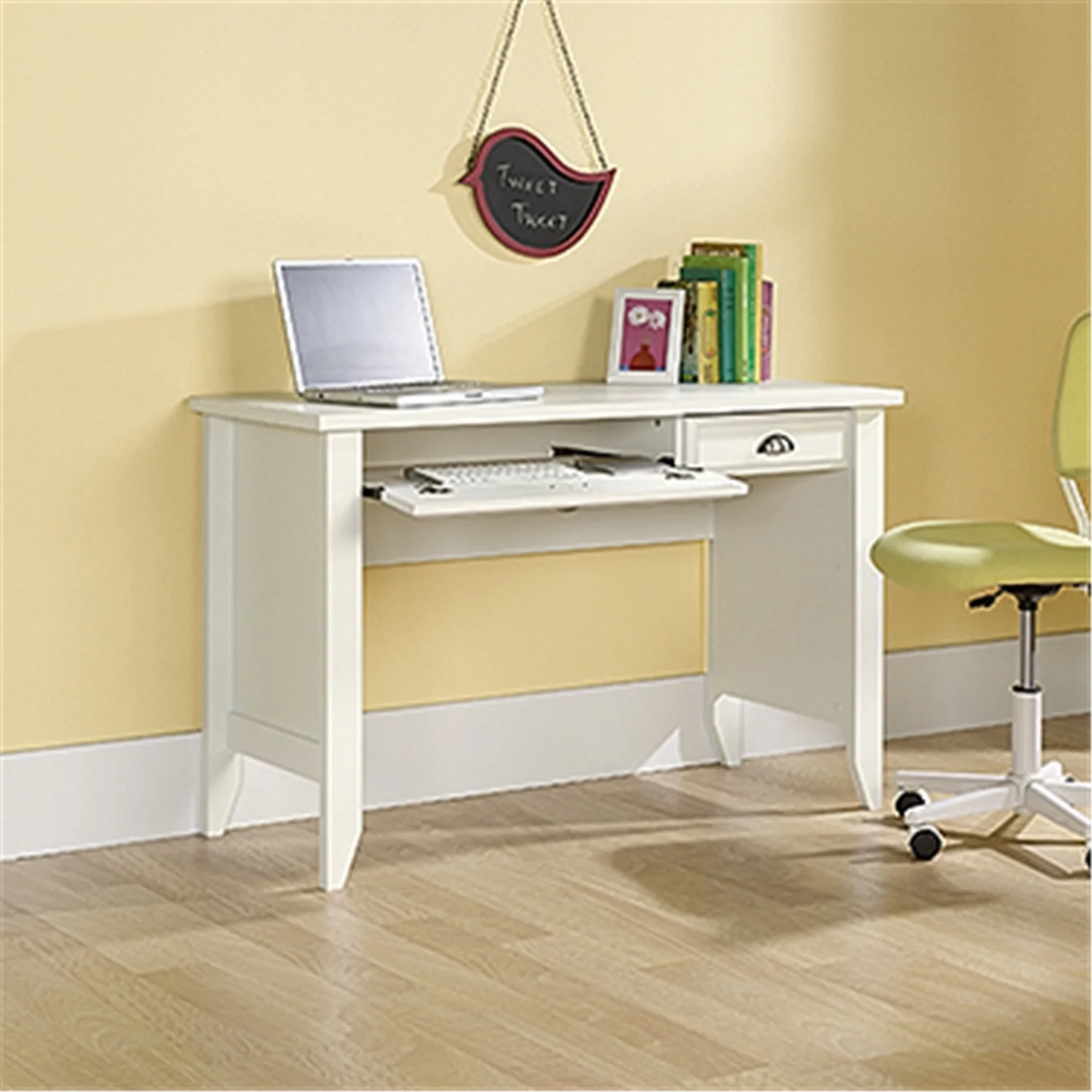 Sauder Shoal Creek Computer Desk, Oiled Oak Finish