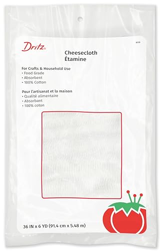 Dritz 600 Cheesecloth, Food Grade #10, 36-Inch x 80-Yards , White