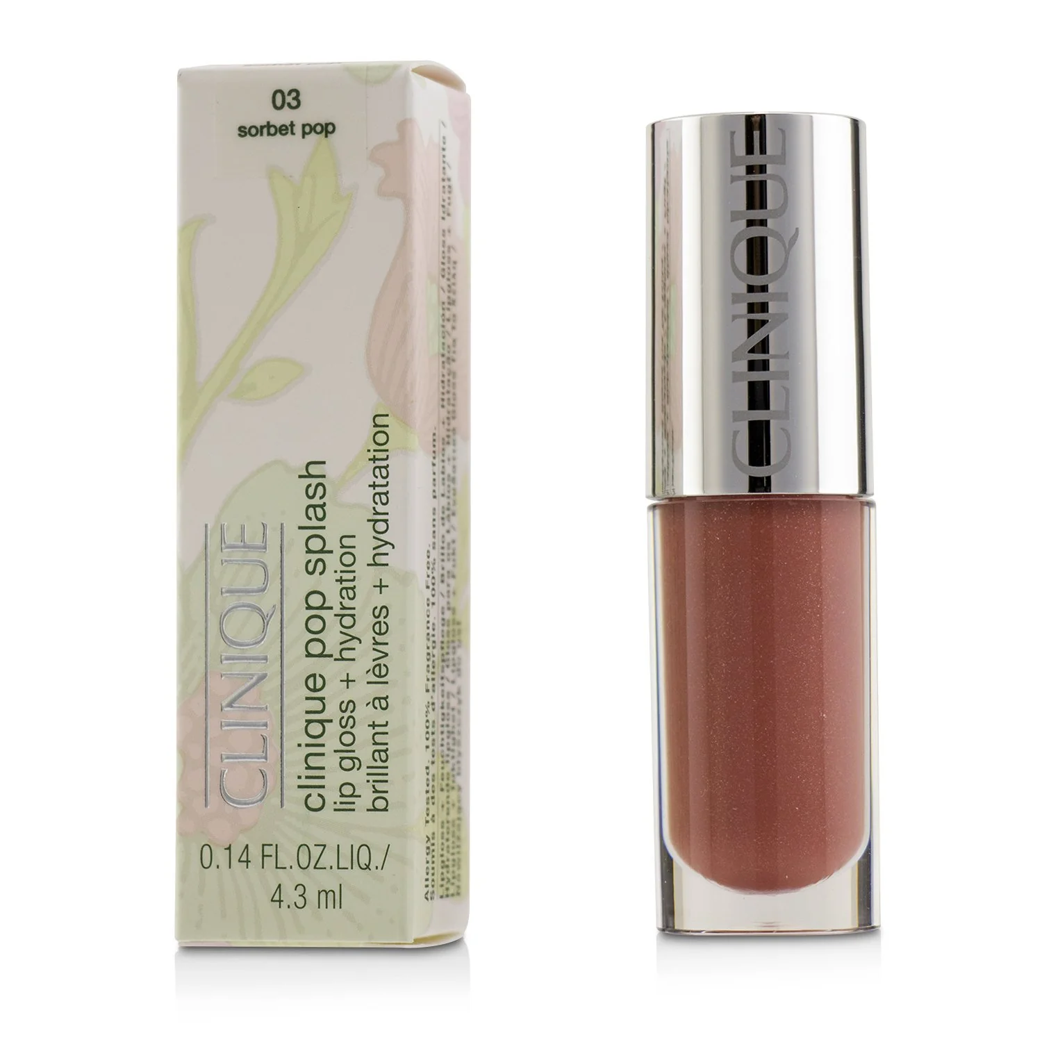 Clinique Pop Splash Lip Gloss + Hydration - # 13 Juicy Apple  4.3ml/0.14oz