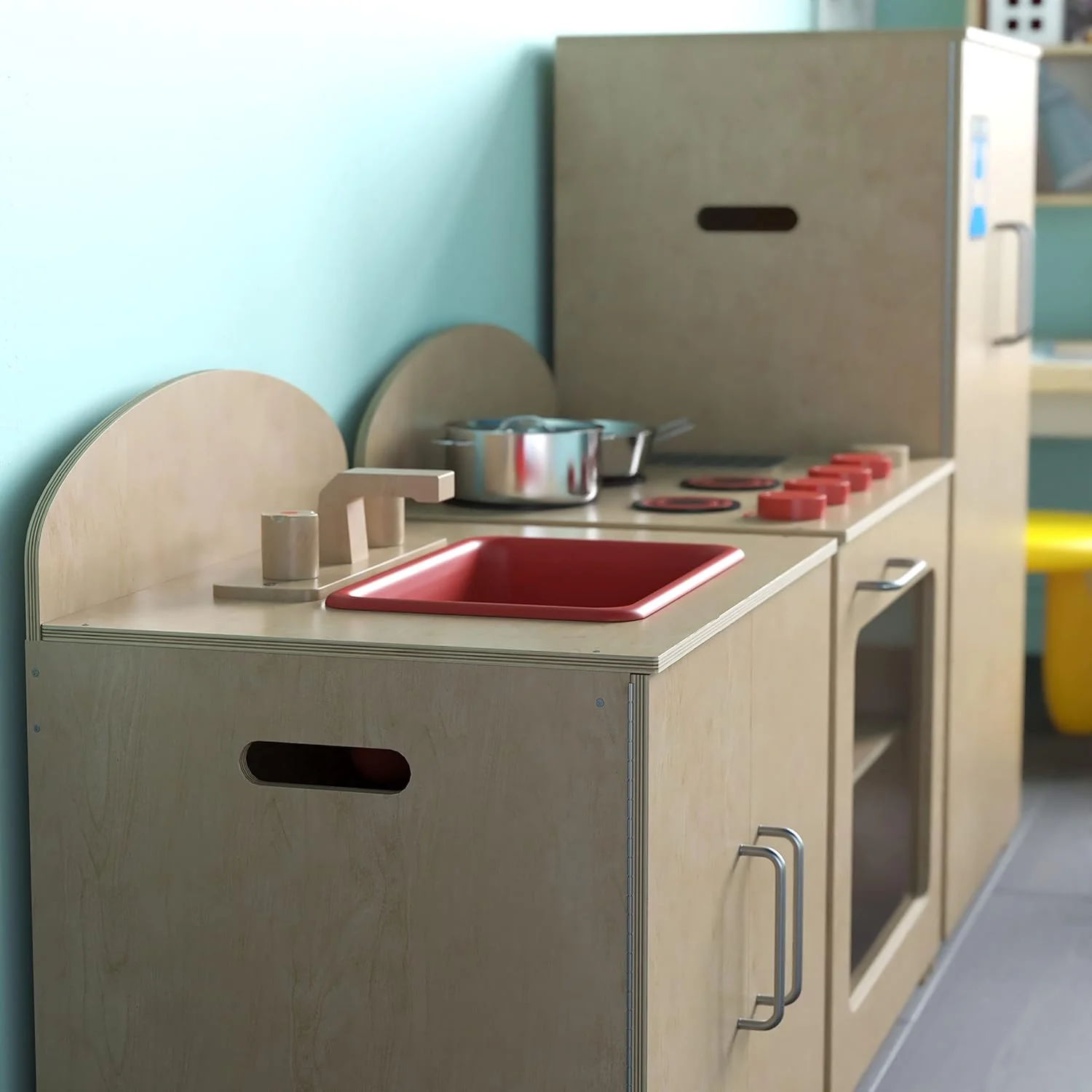 Small Computer Desk - White Finish - Silver Steel Frame - 28 Inches Wide - Raised Monitor Platform - Lower Storage Shelf