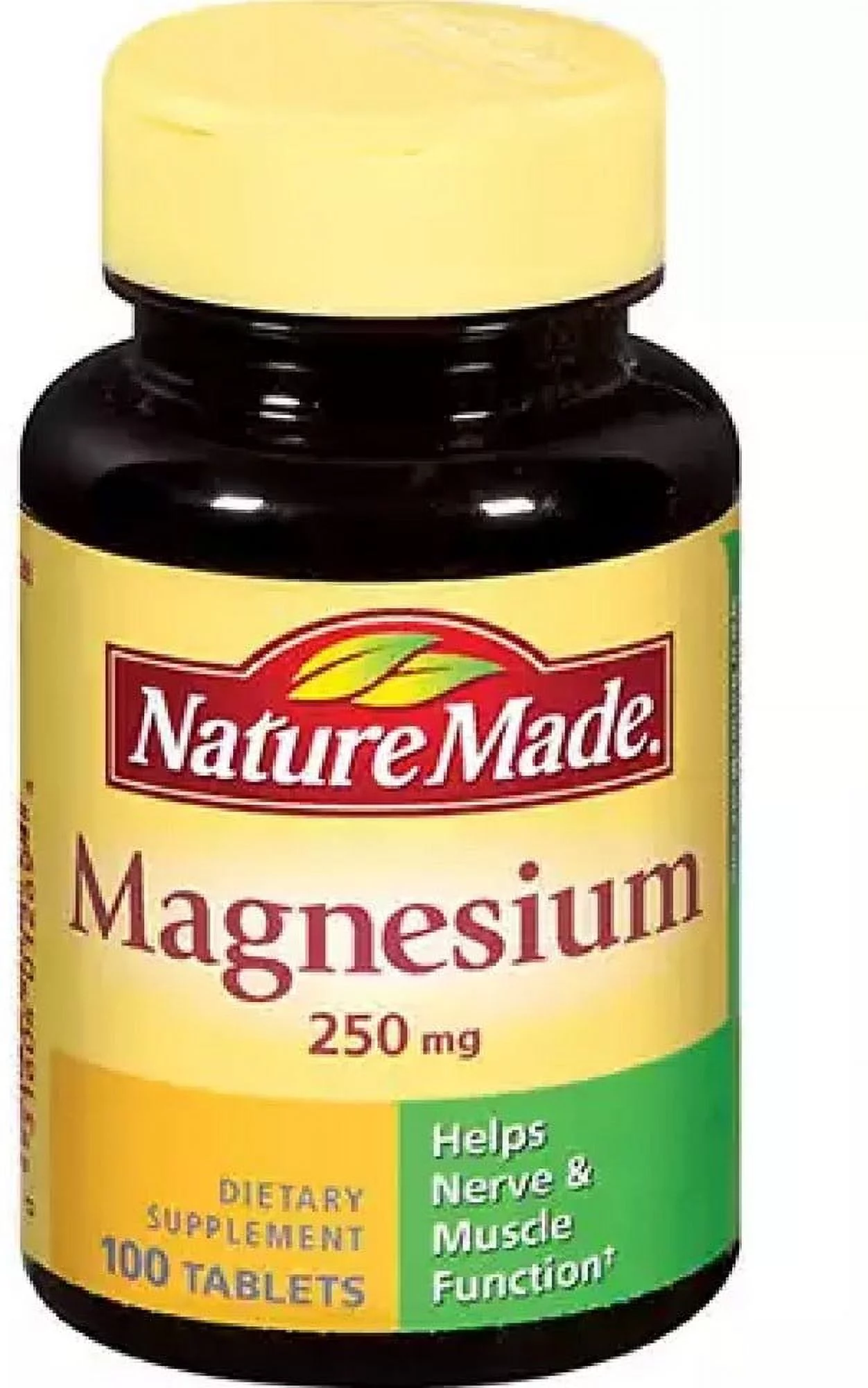 Nature Made Magnesium 250 mg Tablets 100 ea (Pack of 6)