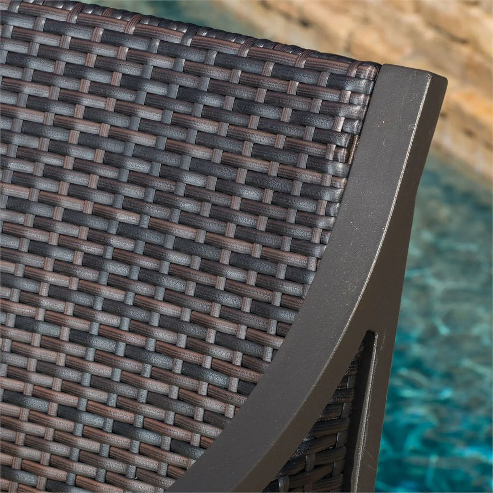 Noble House Riga Bar Stool (Set of 2) Multi Brown