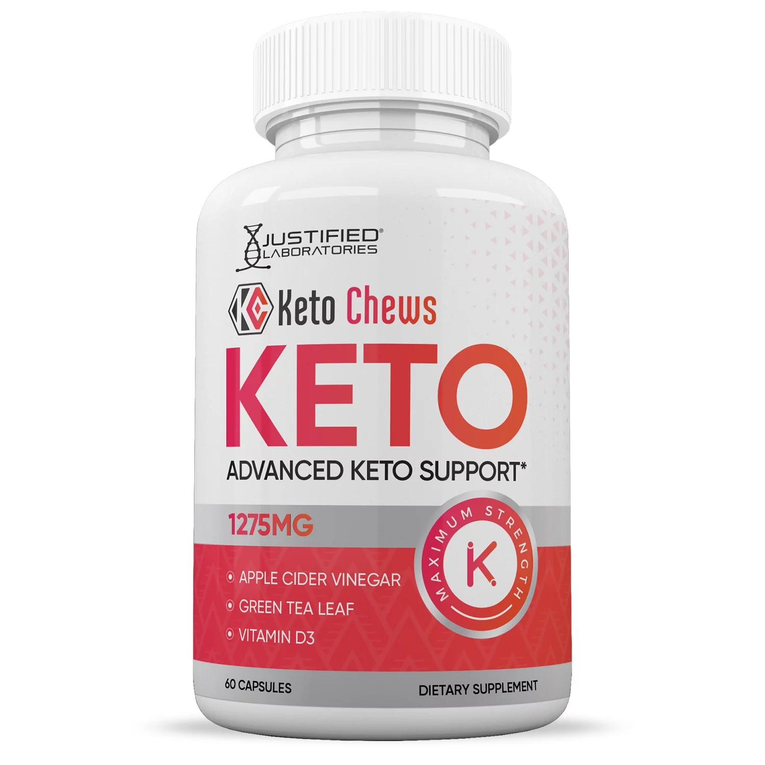 (5 Pack) Keto Chews Keto ACV Pills 1275mg Alternative to Gummies Dietary Supplement 300 Capsules