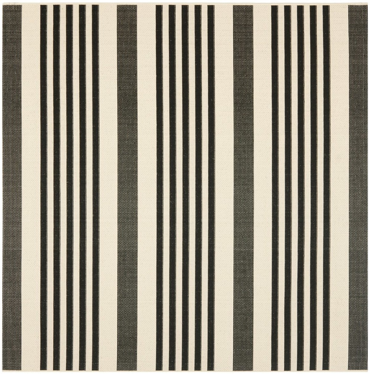 SAFAVIEH Courtyard Caroline Striped Indoor/Outdoor Area Rug, 6'7