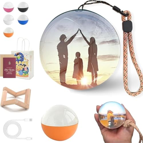 Memory Orb Christmas Ornament, Memory Sphere Lamp, 2026 New Personalized 3D Ultrasound Video Orb Memory Sphere Lamp Video, 2.7