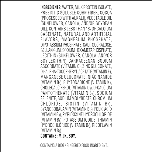 Atkins Creamy Milk Chocolate PLUS Protein Shake, 30g Protein, 7g Fiber, 2g Net Carb, 1g Sugar, Keto Friendly, Low Carb, High Protein Drink, 12 Count