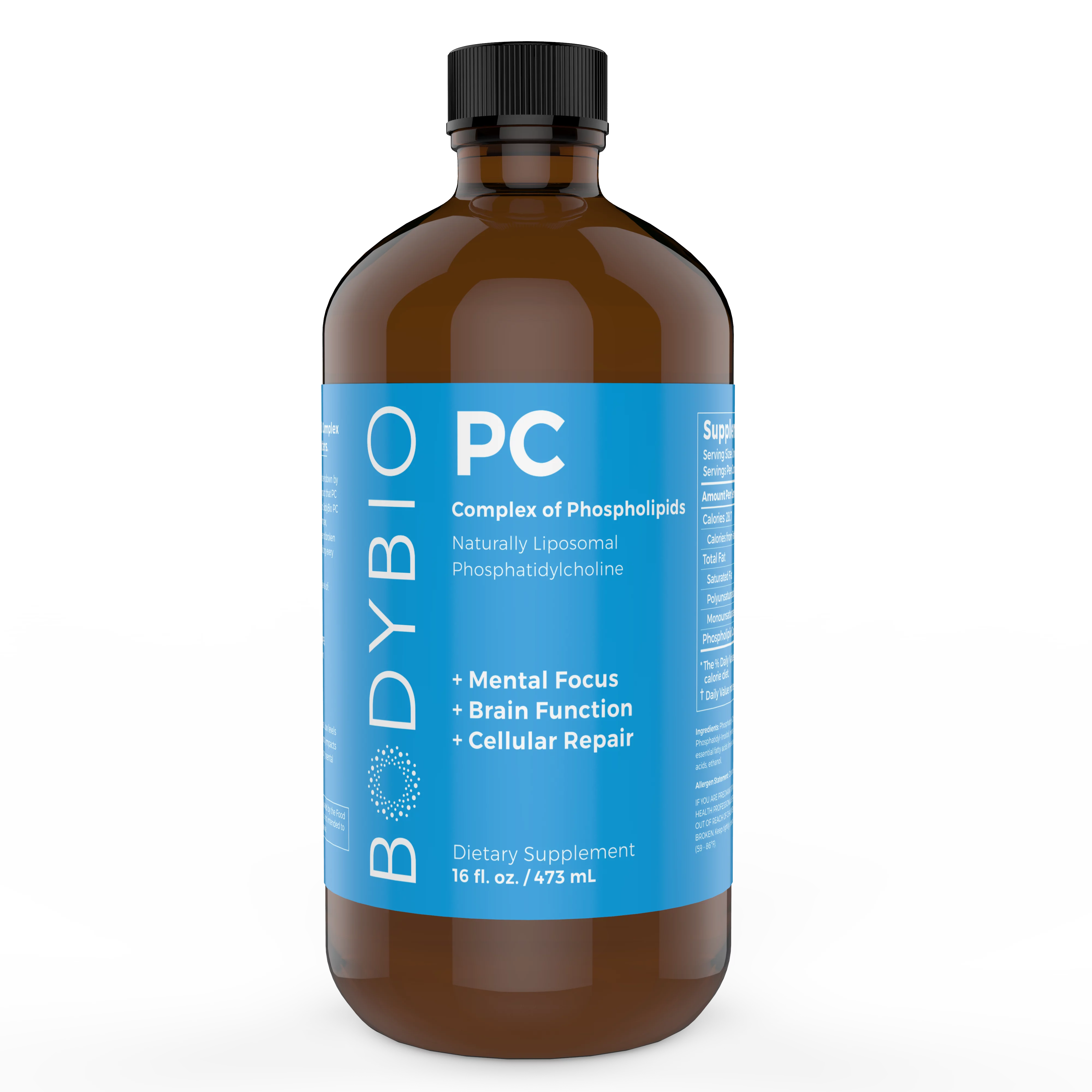 BodyBio - PC Brain Supplement 8 fl. oz. Phosphatidylcholine
