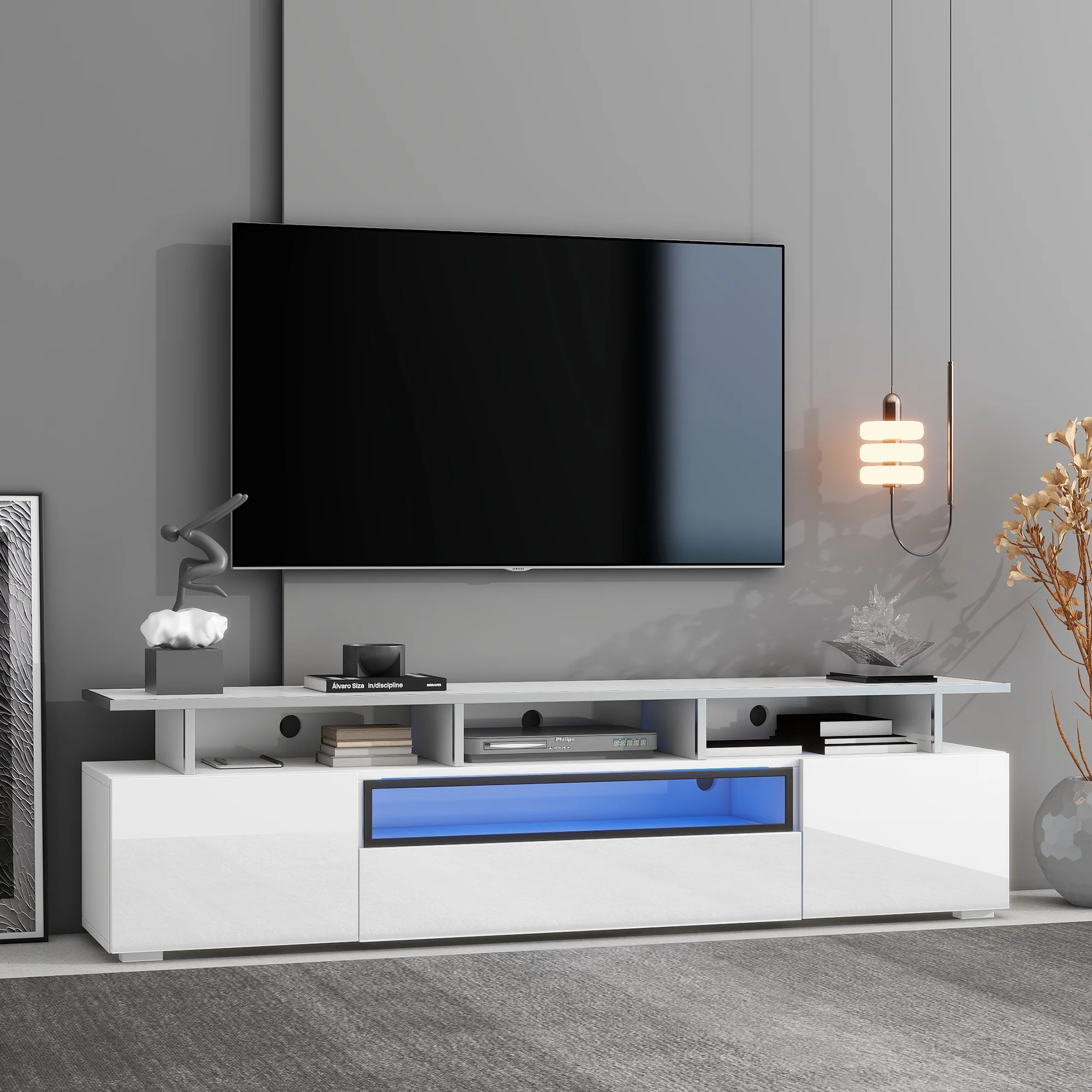 EUROCO Modern TV Stands Up to 80