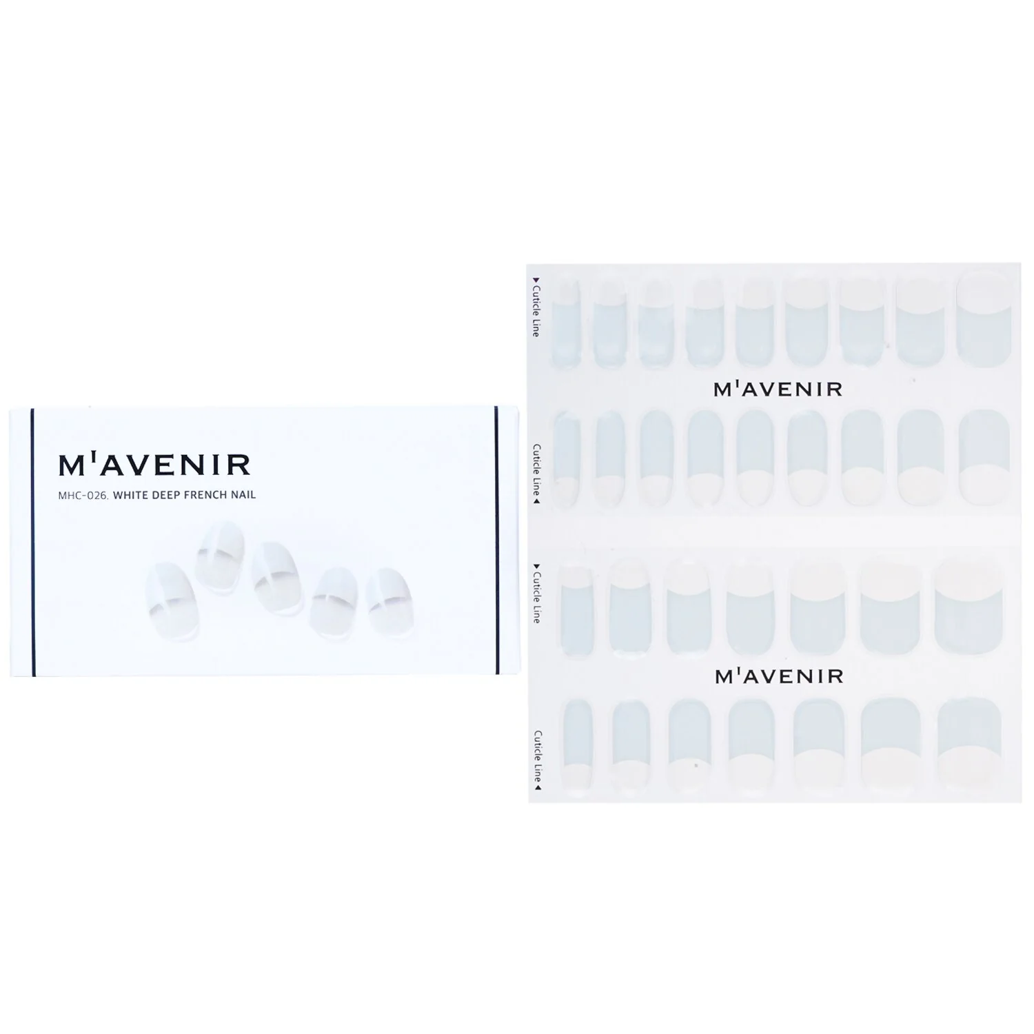 Mavenir Nail Sticker (Blue) - # Classic Navy Nail  32pcs
