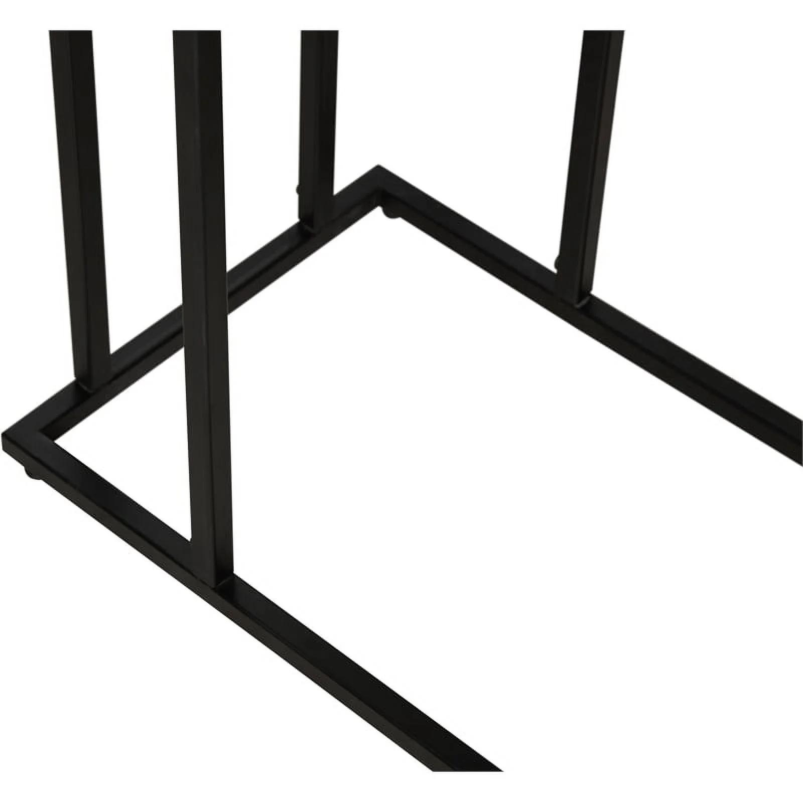 Serta Harton Rustic Expandable C Side Table Natural Brown