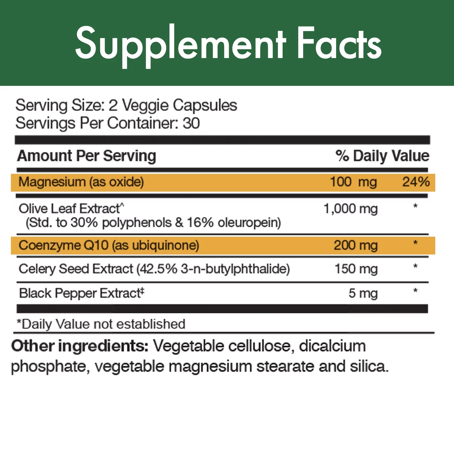 Stop Aging Now - OliPure BP ULTRA - 60 Veggie Caps