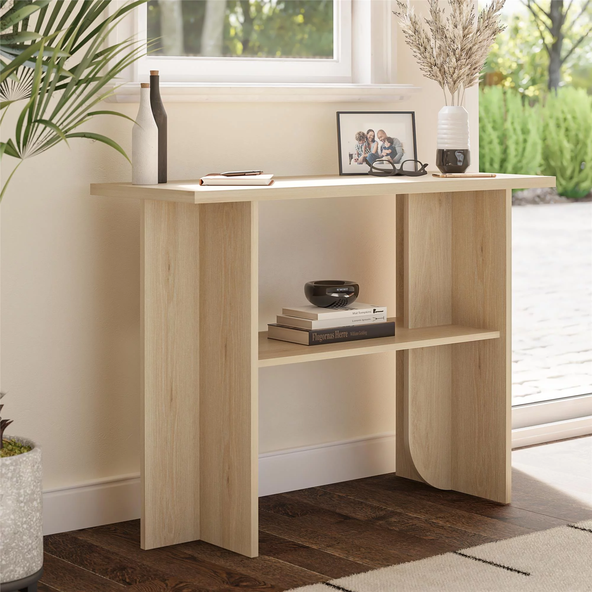 Voler Console Table, Light Oak