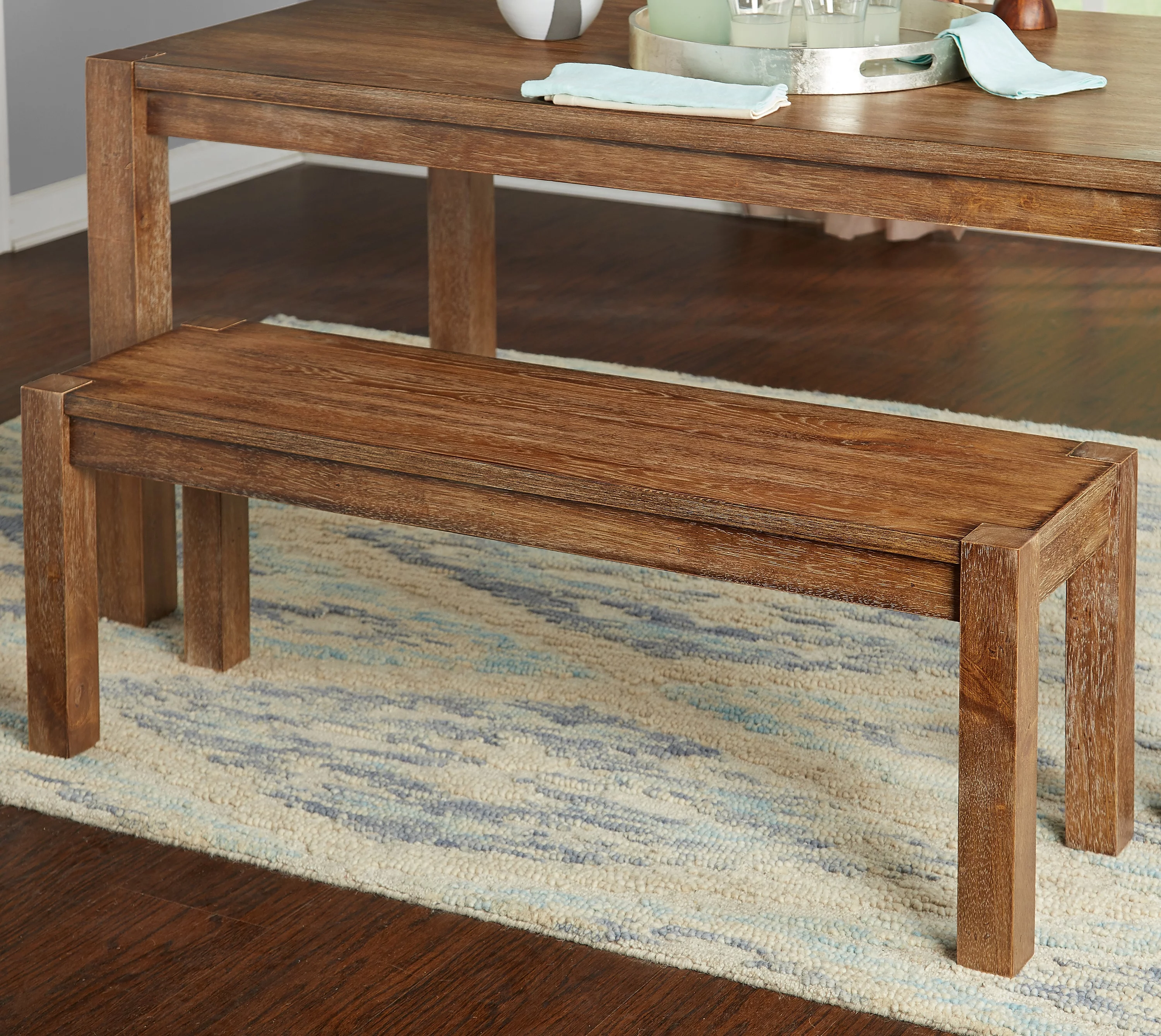 Verdon 6-Piece Dining Set with Bench