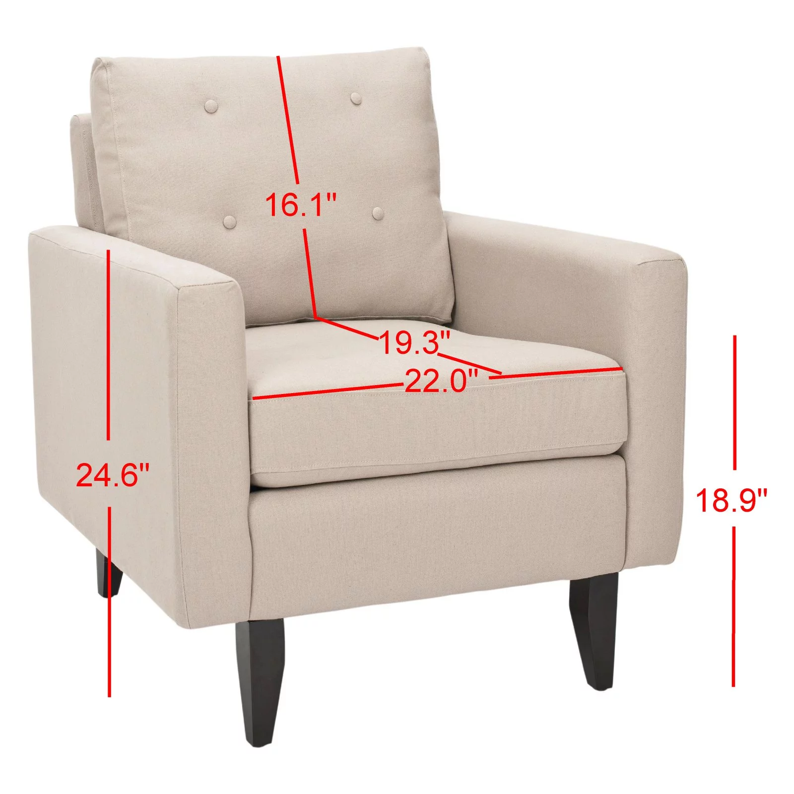 Safavieh Mid Century Modern Caleb Club Chair