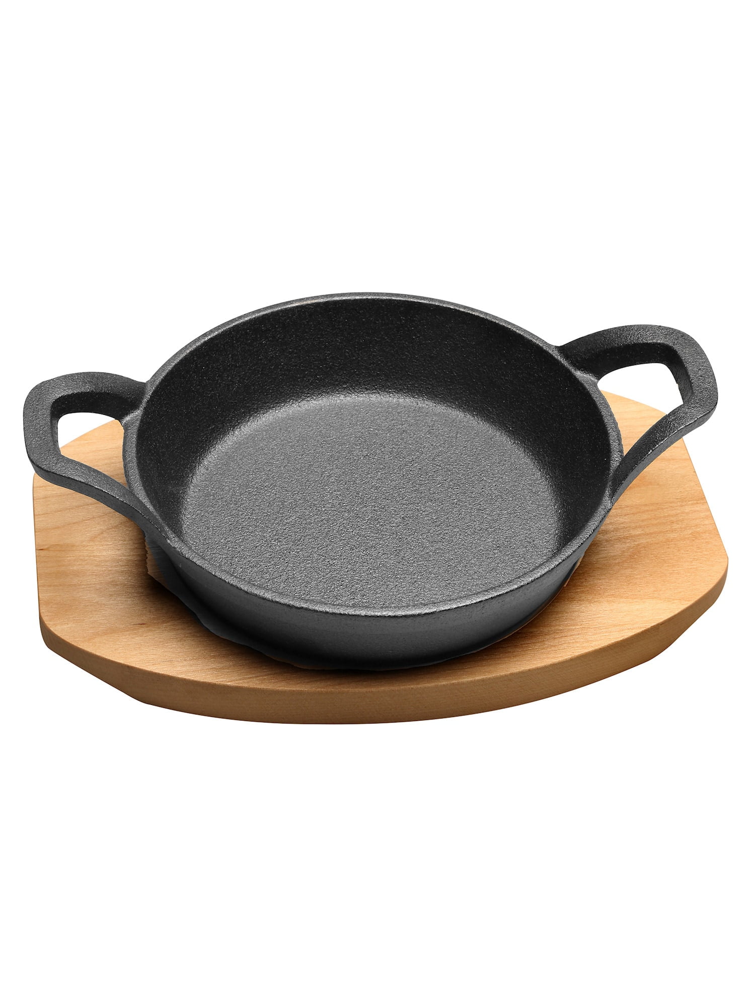 Home District Cast Iron Ramekin Set Oven Safe Mini Skillets Bakeware Bowls Casserole Pots, 6.5