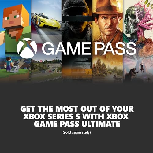 Xbox Microsoft Series S 512GB SSD Console - Includes Wireless Controller - Up to 120 frames per second - 10GB RAM 512GB SSD - Experience high dynamic range Velocity Architecture