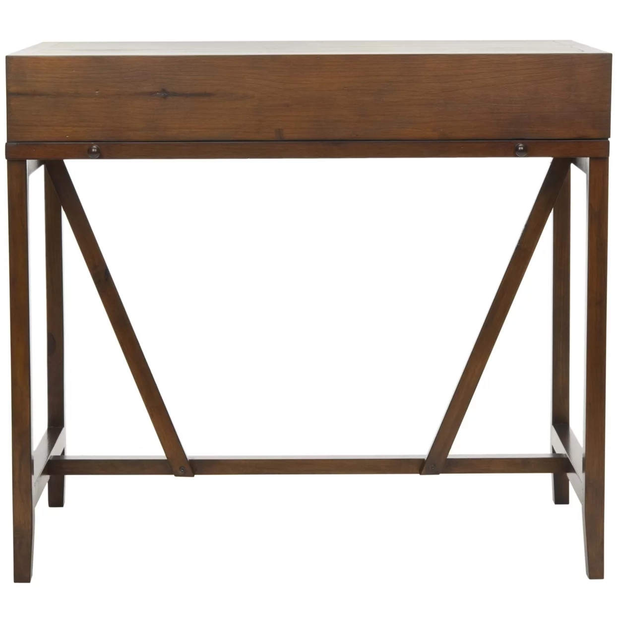SAFAVIEH Wyatt Writing Desk With Pull-Out Table Teak