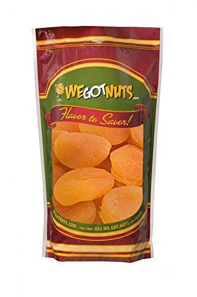 We Got Nuts Dried Turkish Apricots in Resalable Bag, 2 Lbs (2lb)