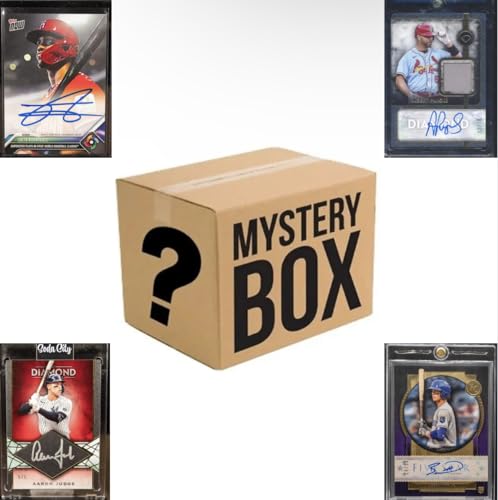 Baseball Sports Card Mystery Pack | Contains 25 Cards | 1x Autograph or Relic Cards Guaranteed | 3X Rookie Cards Guaranteed