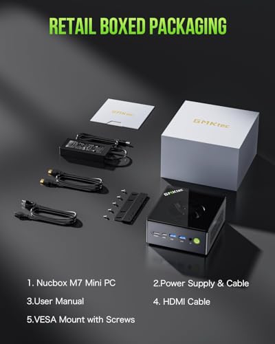 GMKtec Gaming Mini PC AMD Ryzen 9 8945HS (Turbo 5.1GHz) 32GB DDR5 2TB SSD, Computers PC Oculink, Dual NIC LAN 2.5G, WiFi 6, USB3.2, USB-C 4.0, BT5.2, DP, HDMI, Dual Fan Nucbox K11