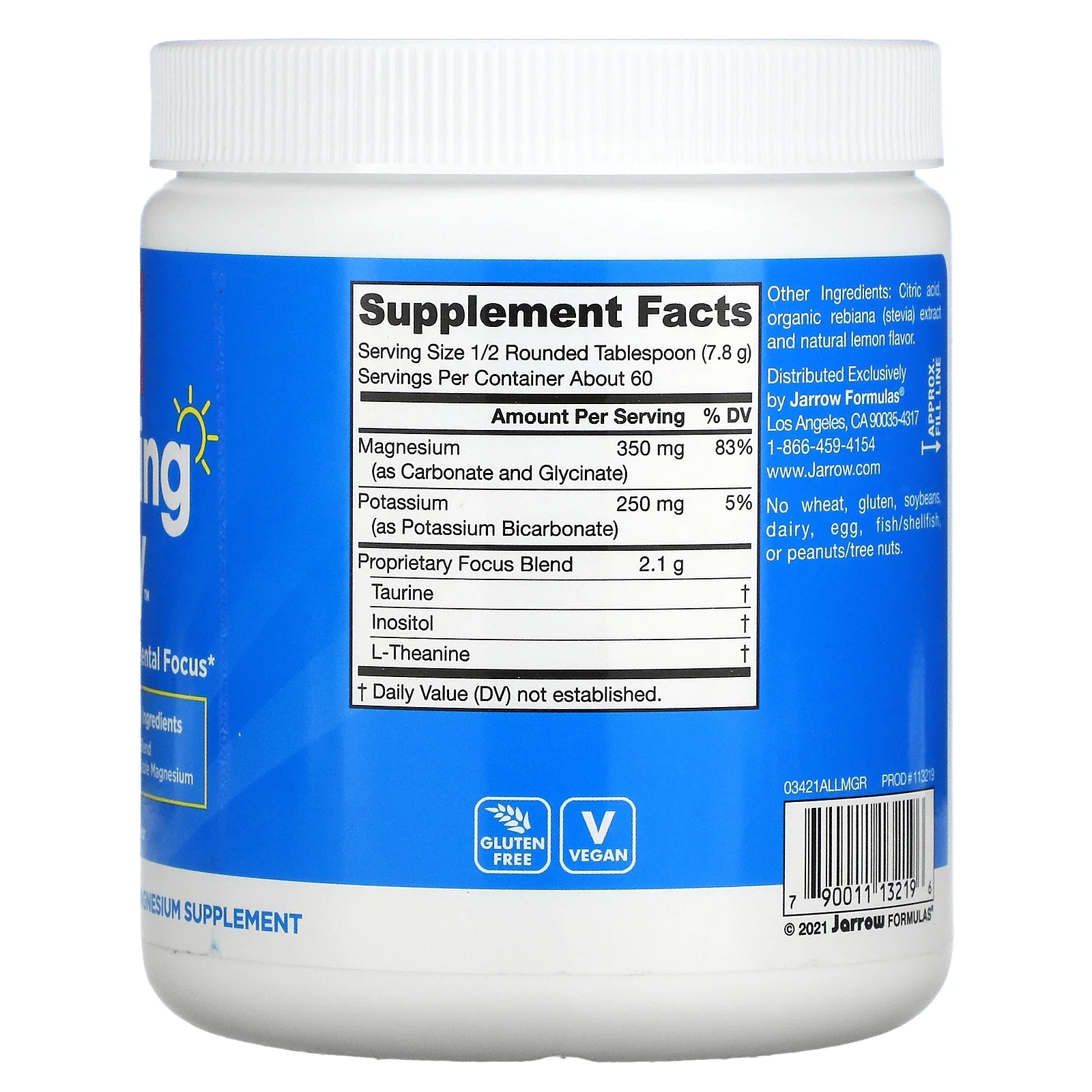 Jarrow Formulas, Inc. Calming Day - Lemon 16.4 oz Pwdr