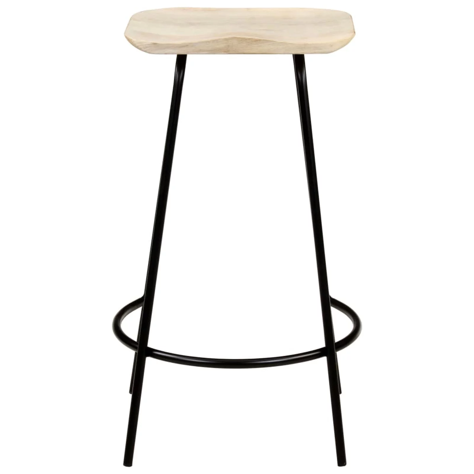Htovila Bar Stools 4 pcs Solid Mango Wood