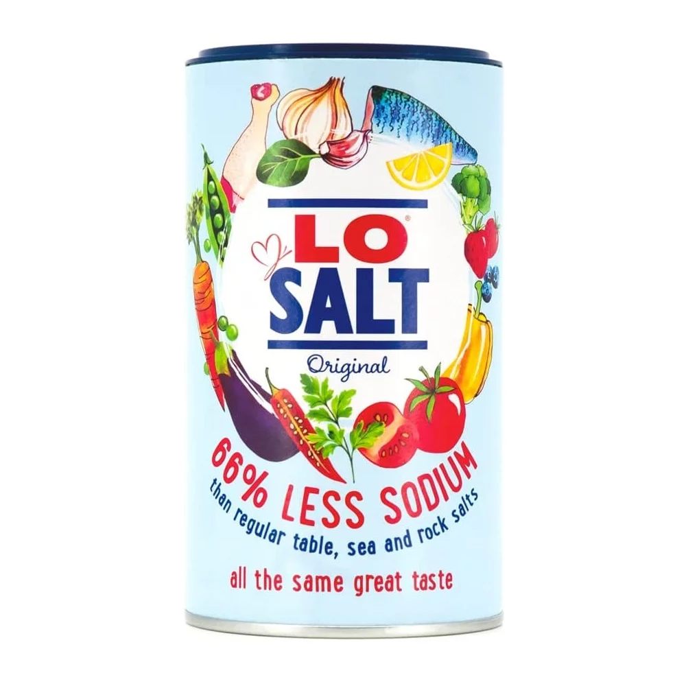 Lo Salt Reduced Sodium Salt 350g Pack of 6