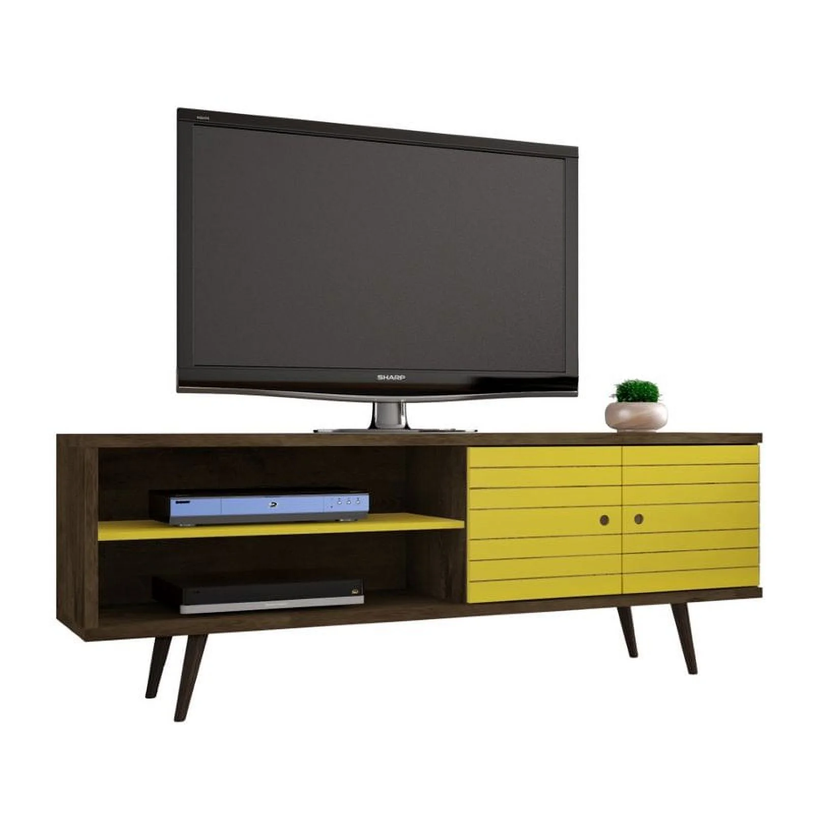 Pemberly Row Solid Wood TV Stand for TVs up to 60