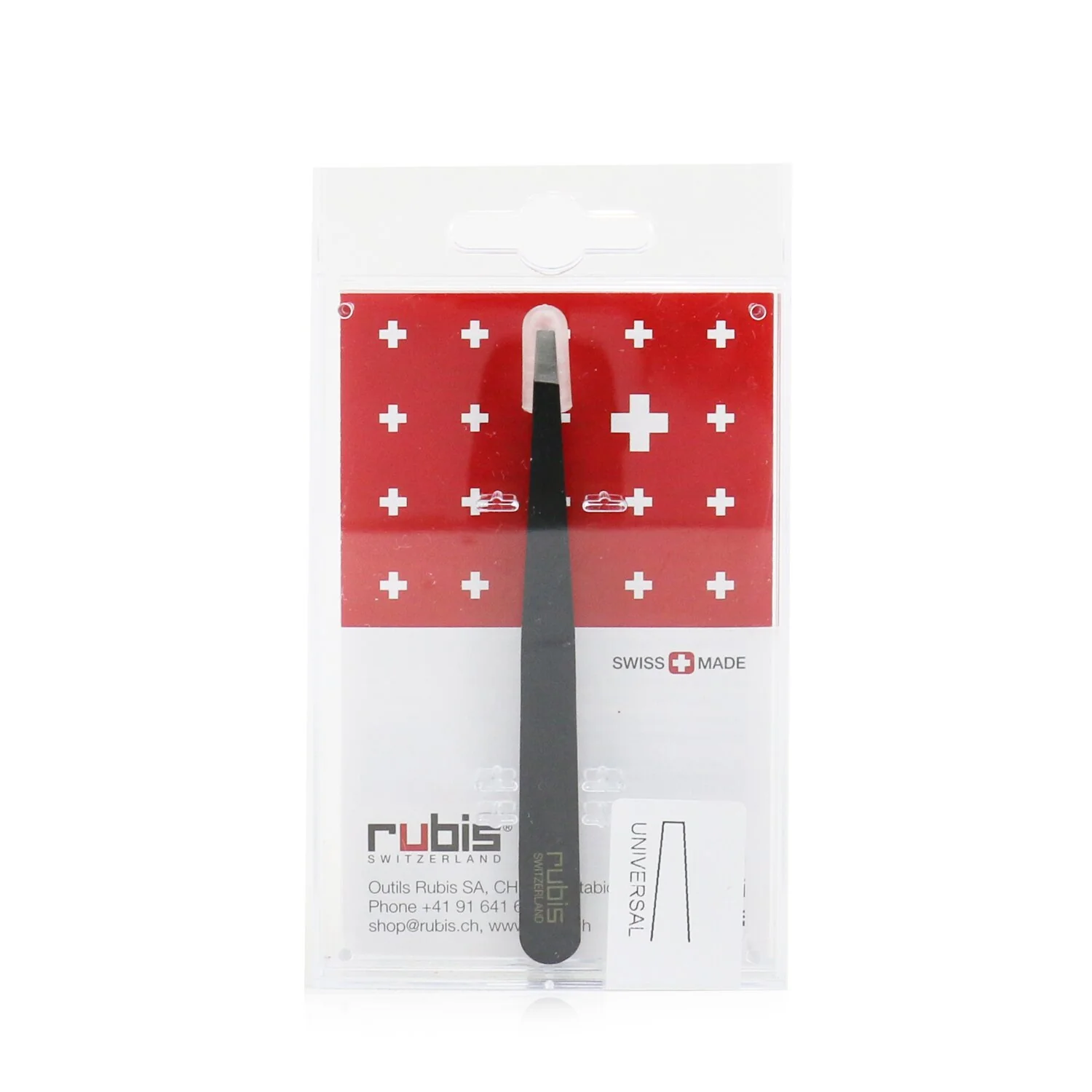 Rubis Tweezers Universal - # Red