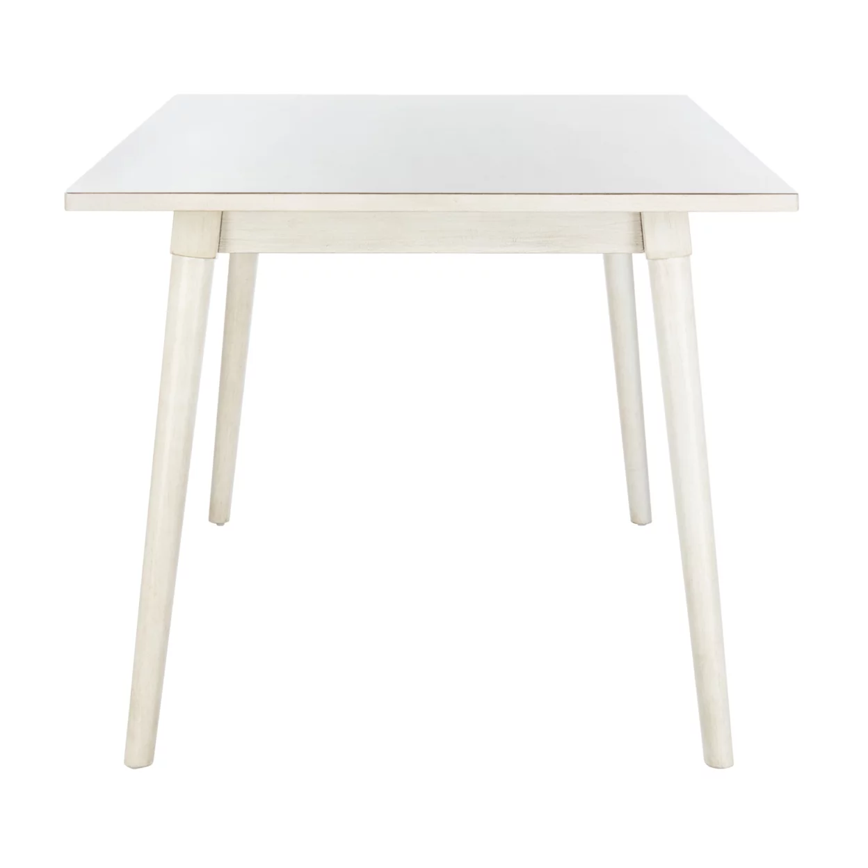 SAFAVIEH Tia Modern Rectangular Dining Table, Antique White