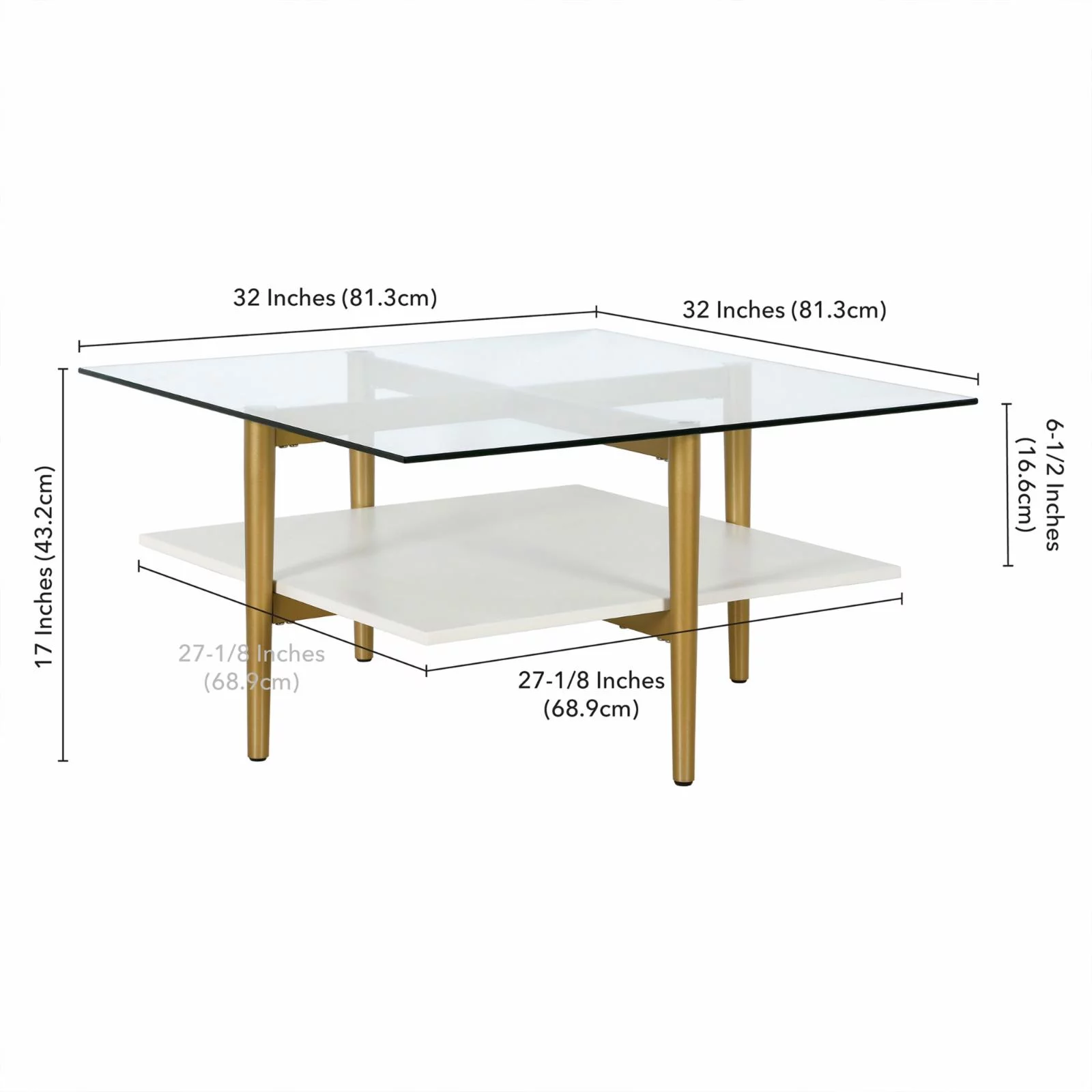 Addison&Lane Otto Square Coffee Table