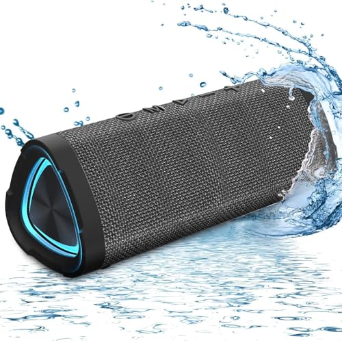 Vanzon Bluetooth Speakers, V40 Wireless Portable Bluetooth Speaker with IPX7 Waterproof, 24H Playtime, 24W Stereo Sound and TWS Dual Pairing, Suitable for Home/Party/Outdoor/Beach