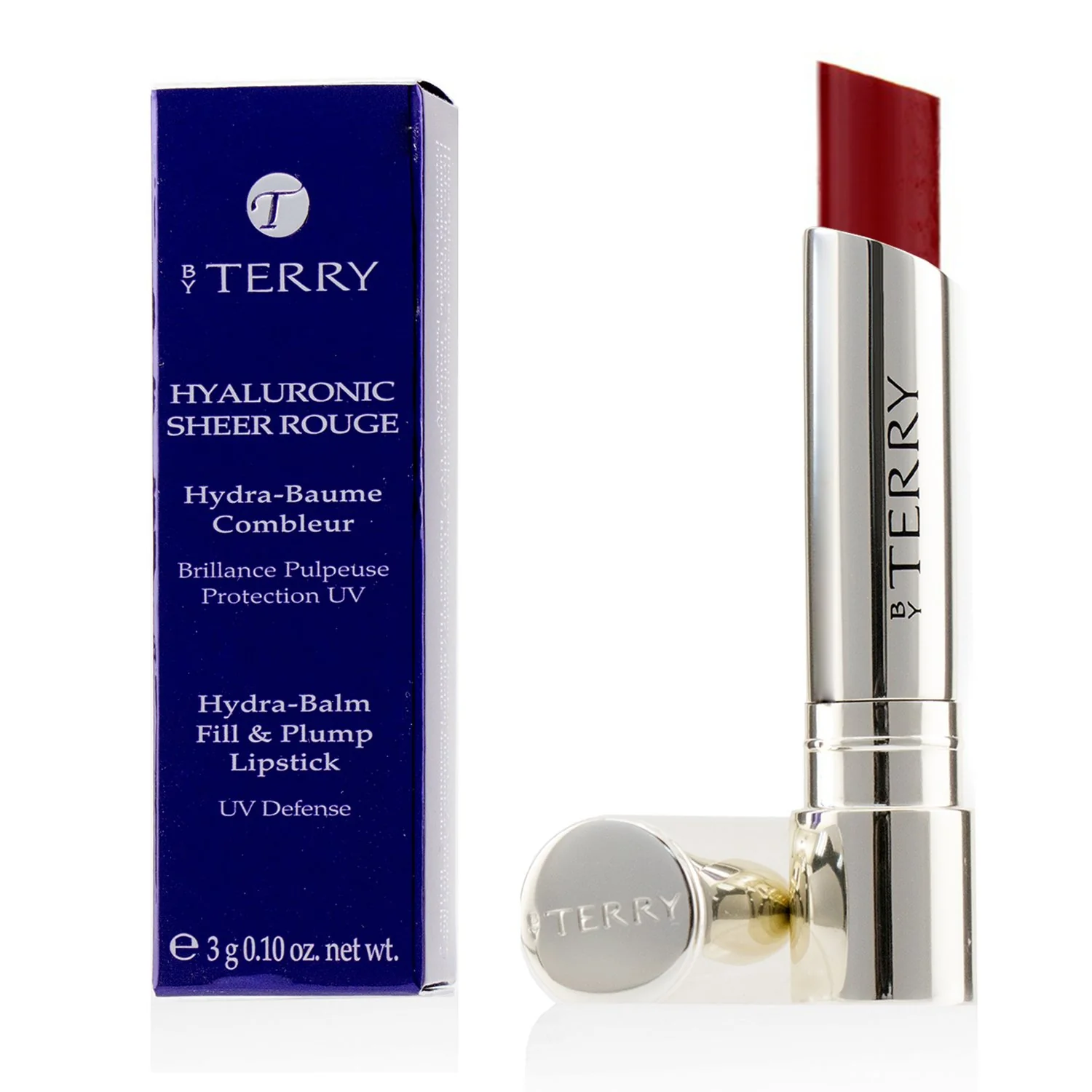 By Terry Hyaluronic Sheer Rouge Hydra Balm Fill & Plump Lipstick (UV Defense) - # 6 Party Girl  3g/0.1oz