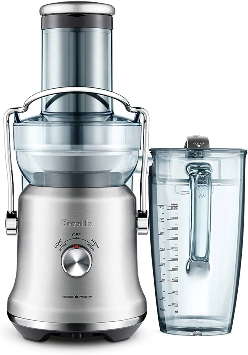 Breville Juice Fountain Cold Plus Juicer  BJE530  Brushed Stainless Steel